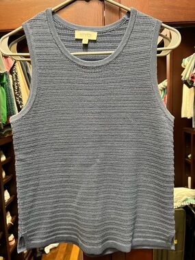 Haven Well Within XS Knit Tank Top in Slate Blue